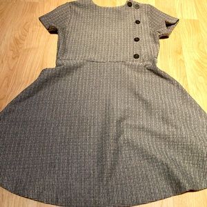 ZARA plaid/ houndstooth dress size 10